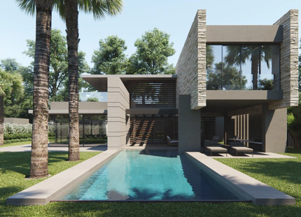 NUEVA VILLA DE LUJO DE ESTILO CONTEMPORÁNEO JUNTO A LA PLAYA EN CORTIJO BLANCO, SAN PEDRO