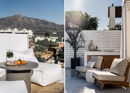 VILLA DE ESTILO MEDITERRÁNEO-ESCANDINAVO EN VENTA CERCA DE LA PLAYA DE NUEVA ANDALUCIA