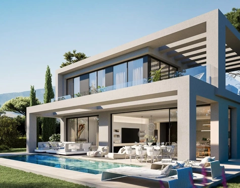 PRESTIGIOSA VILLA EN CONSTRUCCIÓN EN VENTA EN BENAHAVÍS