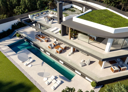 PROYECTO DE VILLA EN PLANOS EN VENTA EN EL GOLDEN MILE,, MARBELLA