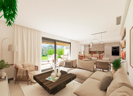 Marbella Lake, modernas residencias en el corazón del Valle del Golf en Nueva Andalucía.
