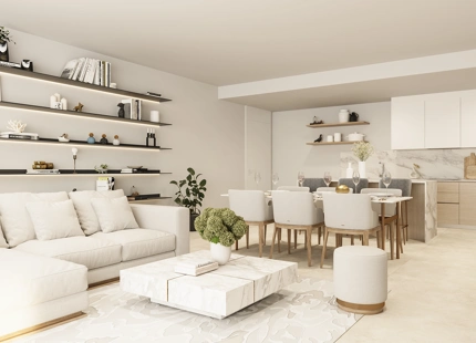 Fantástico complejo de apartamentos 3 y 4 dormitorios con vistas panorámicas al mar desde el Valle del Golf