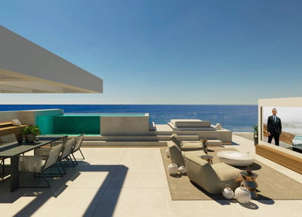 VILLA MODERNA A ESTRENAR EN PRIMERA LINEA DE PLAYA