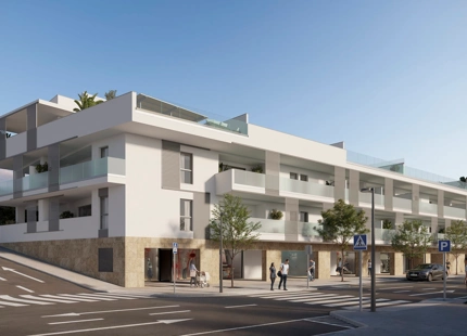 Zinnia, apartamentos modernos en un entorno urbano con vistas al mar en San Pedro de Alcántara.