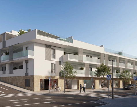 Zinnia, apartamentos modernos en un entorno urbano con vistas al mar en San Pedro de Alcántara.