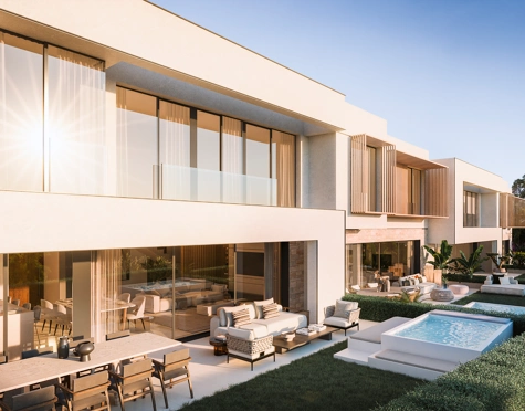 UN NUEVO NIVEL DE LUJO EN LA CALA GOLF UNA IMPRESIONANTE COLECCIÓN DE 58 ADOSADOS CONTEMPORÁNEOS.