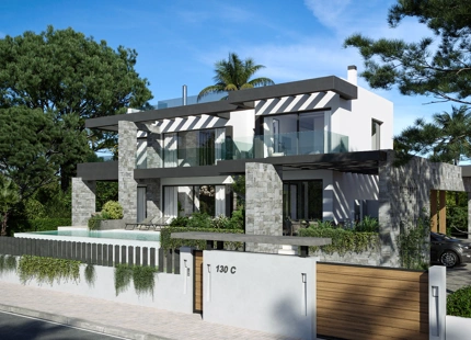 FANTÁSTICA VILLA MODERNA EN CONSTRUCCIÓN EN MARBELLA EAST