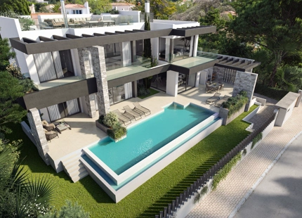 FANTÁSTICA VILLA MODERNA EN CONSTRUCCIÓN EN MARBELLA EAST