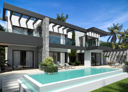 FANTÁSTICA VILLA MODERNA EN CONSTRUCCIÓN EN MARBELLA EAST