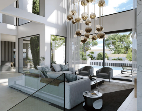FANTÁSTICA VILLA MODERNA EN CONSTRUCCIÓN EN MARBELLA EAST