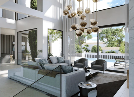 FANTÁSTICA VILLA MODERNA EN CONSTRUCCIÓN EN MARBELLA EAST