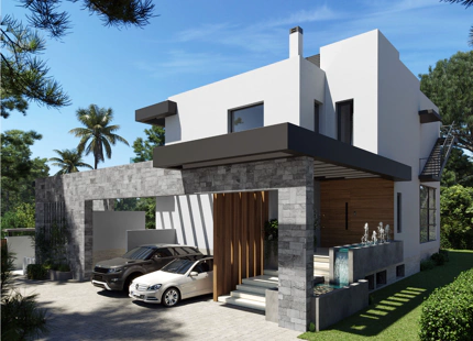 FANTÁSTICA VILLA MODERNA EN CONSTRUCCIÓN EN MARBELLA EAST