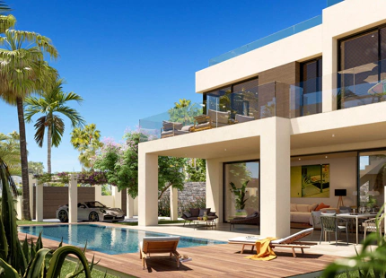 VILLA DE LUJO MODERNA EN CONSTRUCCIÓN EN ESTEPONA