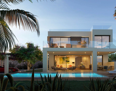 VILLA DE LUJO MODERNA EN CONSTRUCCIÓN EN ESTEPONA