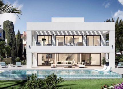  VILLA MODERNA  EN CONSTRUCCIÓN EN GUADALMINA