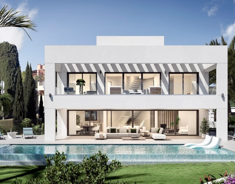  VILLA MODERNA  EN CONSTRUCCIÓN EN GUADALMINA