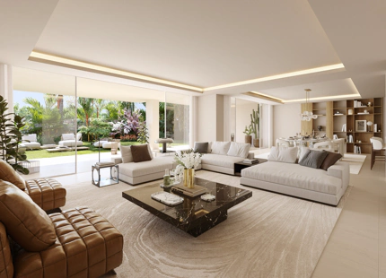 IMPRESIONANTE APARTAMENTO EN PLANTA BAJA EN CONSTRUCCIÓN EN EL GOLDEN MILE