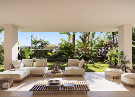 IMPRESIONANTE APARTAMENTO EN PLANTA BAJA EN CONSTRUCCIÓN EN EL GOLDEN MILE