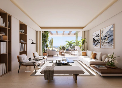 IMPRESIONANTE APARTAMENTO EN PLANTA BAJA EN CONSTRUCCIÓN EN EL GOLDEN MILE