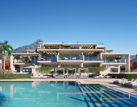 IMPRESIONANTE APARTAMENTO EN PLANTA BAJA EN CONSTRUCCIÓN EN EL GOLDEN MILE