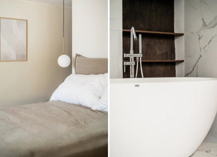 APARTAMENTO EN PLANTA BAJA DE ESTILO ESCANDINAVO CON VISTAS AL MAR EN VENTA EN NUEVA ANDALUCÍA