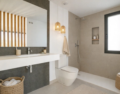 NEWLY BUILT SEMI-DETACHED TOWNHOUSE NEXT TO GOLF COURSE IN ESTEPONA