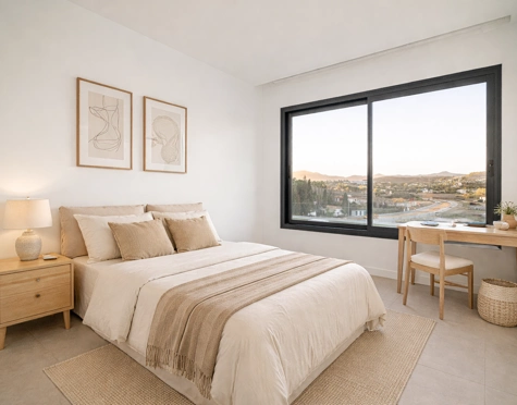 NEWLY BUILT SEMI-DETACHED TOWNHOUSE NEXT TO GOLF COURSE IN ESTEPONA