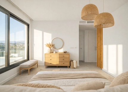 CASA ADOSADA DE NUEVA CONSTRUCCIÓN SEMI-ADOSADA JUNTO AL CAMPO DE GOLF EN ESTEPONA