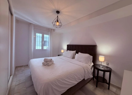 Modern 2-bedroom apartment in Puerto Banús, Marbella, ideal for holiday stays next to the port.