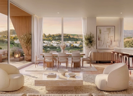 NEW DEVELOPMENT APARTMENT WITH SEA VIEWS IN AN EXCLUSIVE GOLF RESORT
