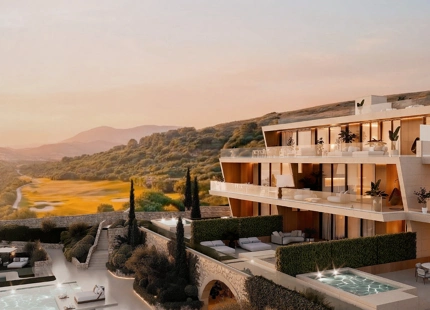 NEW DEVELOPMENT APARTMENT WITH SEA VIEWS IN AN EXCLUSIVE GOLF RESORT