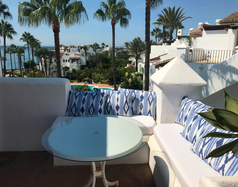 Atico Duplex en alquiler a corta temporada en Alcazaba Beach, Estepona East