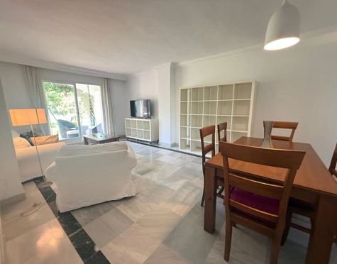 Apartamento Planta Baja en alquiler larga temporada en Los Pinos de Nagüeles, Marbella Golden Mile