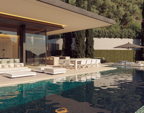 EXCEPTIONAL PLOT WITH CONTEMPORARY VILLA PROJECT