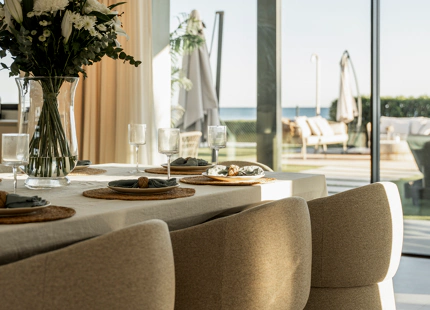 CONTEMPORARY FRONTLINE BEACH VILLA ON THE NEW GOLDEN MILE