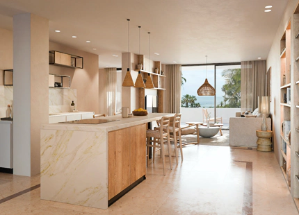 STUNNING FRONTLINE BEACH APARTMENT WITH SEA VIEWS