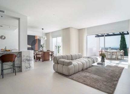 ELEGANT SCANDINAVIAN-INSPIRED PENTHOUSE WITH PANORAMIC SEA VIEWS