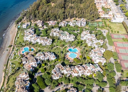 Jardín Apartamento en Alcazaba Playa