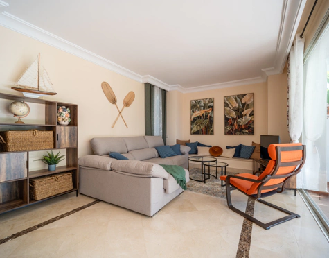 Apartamento Planta Baja en alquiler a corta temporada en Alcazaba Beach, Estepona East