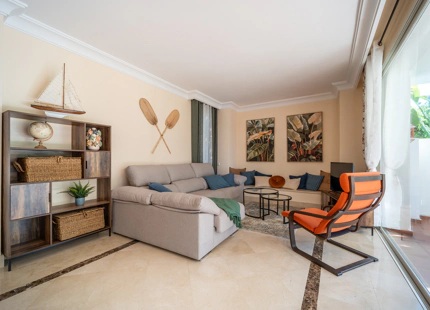 Jardín Apartamento en Alcazaba Playa