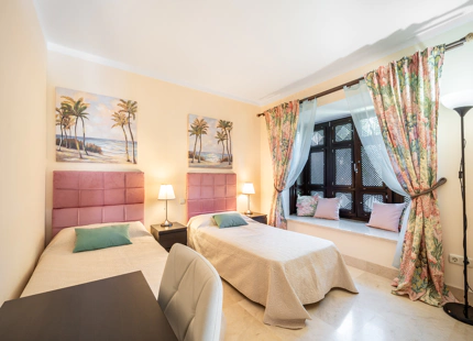 Jardín Apartamento en Alcazaba Playa