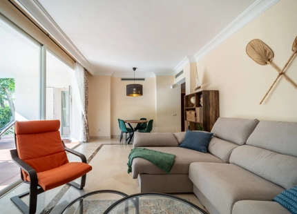 Jardín Apartamento en Alcazaba Playa