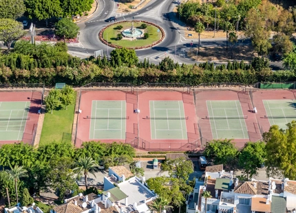 Jardín Apartamento en Alcazaba Playa