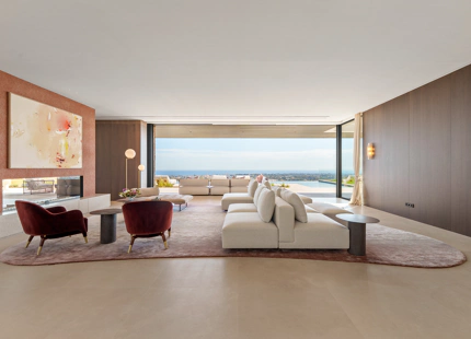 ARCHITECTURAL MASTERPIECE WITH PANORAMIC VIEWS IN EL HERROJO ALTO