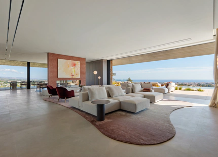 ARCHITECTURAL MASTERPIECE WITH PANORAMIC VIEWS IN EL HERROJO ALTO