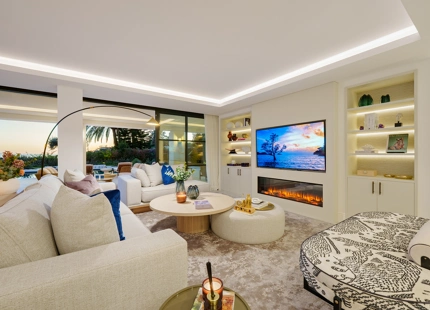 MODERN MEDITERRANEAN VILLA WITH PANORAMIC SEA VIEWS IN LA QUINTA