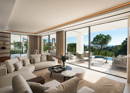 FRONTLINE GOLF VILLA WITH PANORAMIC SEA VIEWS IN LA QUINTA