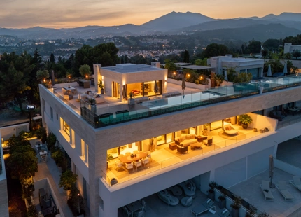 SKY VILLA DE LUJO CON VISTAS PANORÁMICAS Y PISCINA PRIVADA