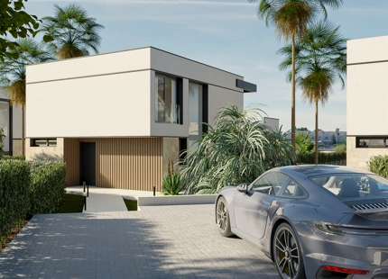 VILLA CONTEMPORÁNEA SOBRE PLANO EN LA NUEVA MILLA DE ORO