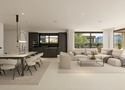 VILLA CONTEMPORÁNEA SOBRE PLANO EN LA NUEVA MILLA DE ORO